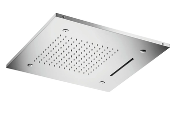 CRIPD380 - Ceiling mounted square waterfall shower by CRISTINA Rubinetterie - view 2